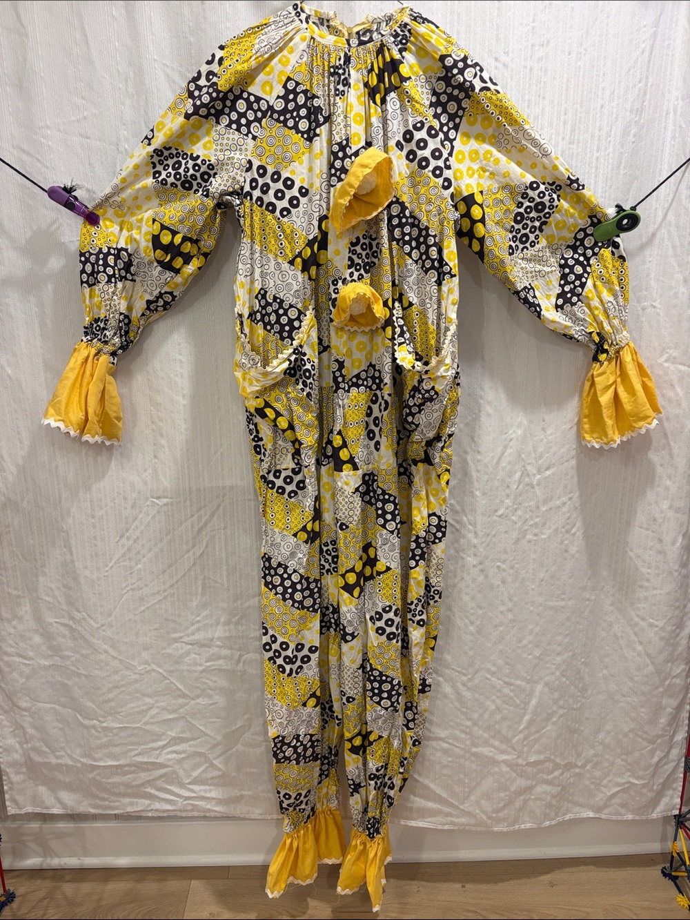 Vintage Handmade Clown Costume